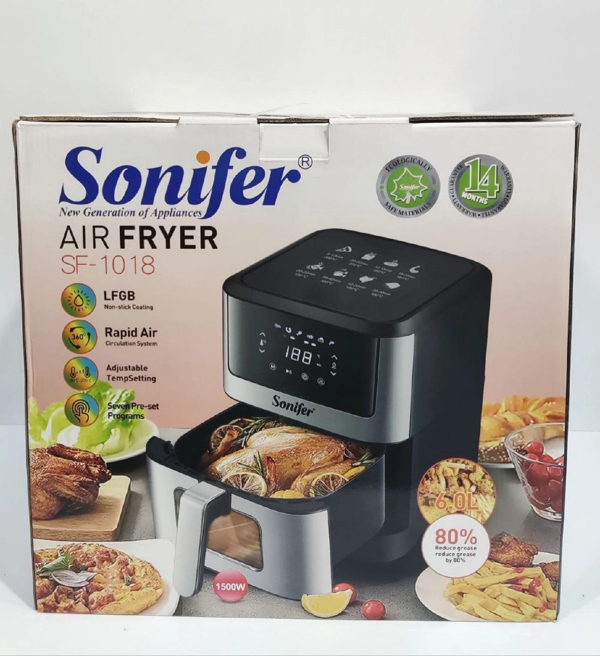 قیمت و خرید سرخ کن بدون روغن سونیفر مدل SONIFER SF-1018