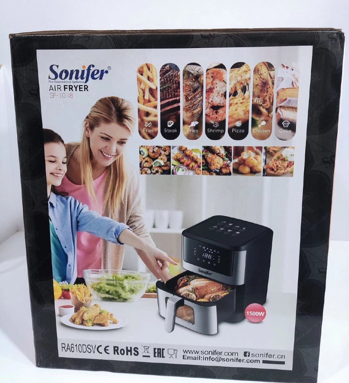 قیمت و خرید سرخ کن بدون روغن سونیفر مدل SONIFER SF-1018